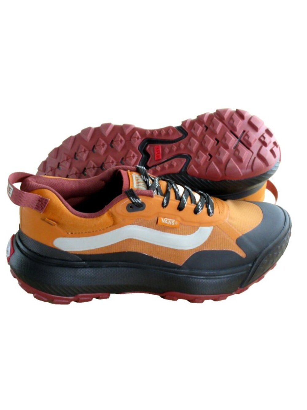 Vans Women's MTE Crosspath Hiking Trail Shoes Marmalade Orange White Size 8 NEW - Picture 2 of 7